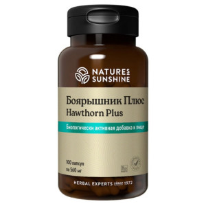 NATURE'S SUNSHINE, Hawthorn Plus, 100 капс (100 порций)