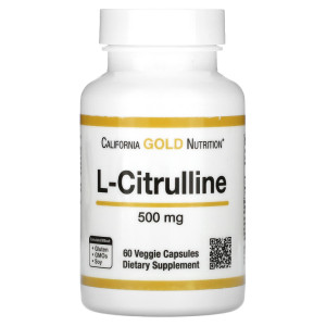 California Gold Nutrition, L-Citrulline 500 mg, 60 капс (60 порций)