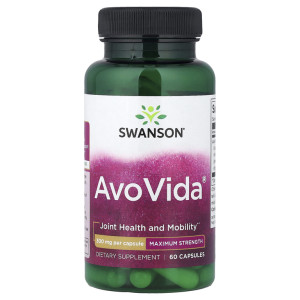 Swanson, Avovida - Maximum Strenght 300 мг, 60 капс (60 порций)