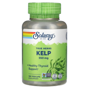 Solaray, Kelp Seaweed 550 мг, 180 капс (180 порций)