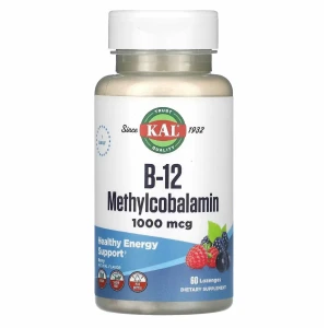 KAL, B-12 Methylcobalamin, 60 капсул