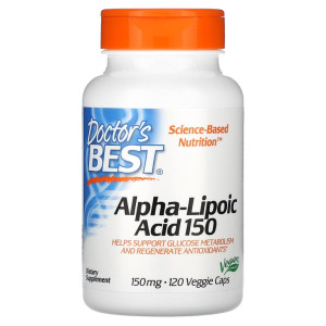 Doctor's Best, Alpha Lipoic Acid, 120 капс (120 порций)