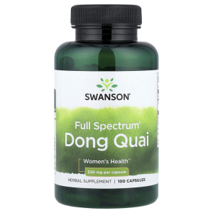 Swanson, Full Spectrum Dong Quai 530 мг, 100 капс (100 порций)