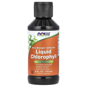 NOW, Liquid Chlorophyll, 118 мл (95 порций)