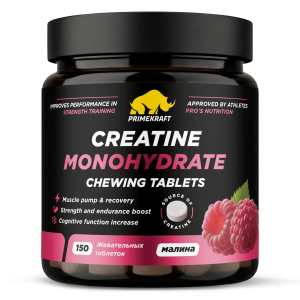 Primekraft, Creatine Monohydrate Chewing Tablets, 150 жев табл