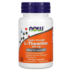 NOW, L-Theanine, 200 мг