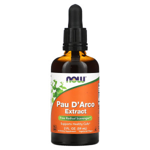 NOW, Pau D'Arco Extract, 59 мл (37 порций)