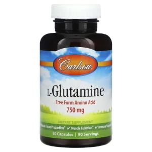 Carlson, L-Glutamine, 90 капс