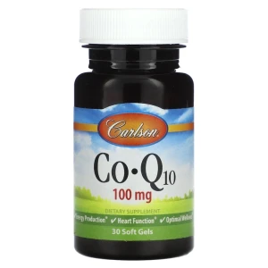 Carlson, Co-Q10 100 мг, 30 софтгель