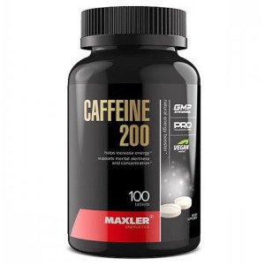 MAXLER, Caffeine, 200 мг, 100 табл (100 порций)