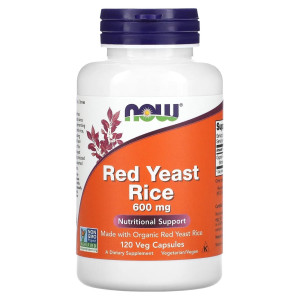 NOW, Red Yeast Rice, 600 мг