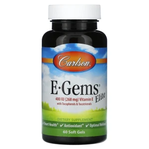 Carlson, E-Gems 400 МЕ, 60 софтгель