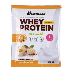 BOMBBAR, Whey Protein, концентрат сухой для приготовления напитков, 30 г (1 порция)