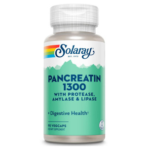 Solaray, Pancreatin, 1300 мг, 90 капс (90 порций)