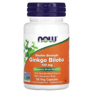 NOW, Ginkgo Biloba 120 мг