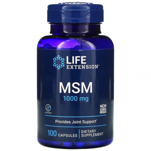 Life Extension, MSM, 1000 mg, 100 капс (33 порции)