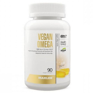 MAXLER, Omega Vegan, 90 капс (90 порций)
