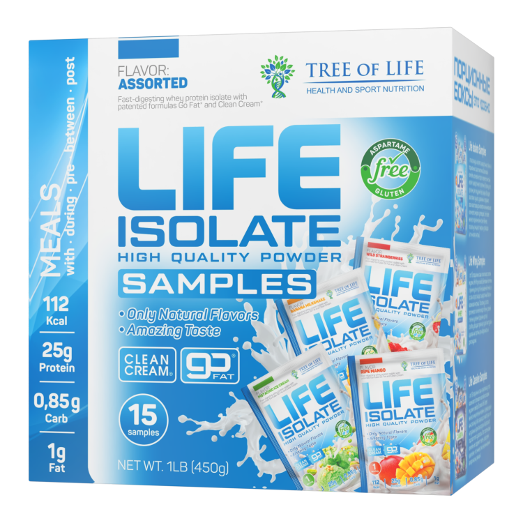 TREE OF LIFE, Life Isolate Box, 450 г, вкус "Ассорти" (15 порций ...