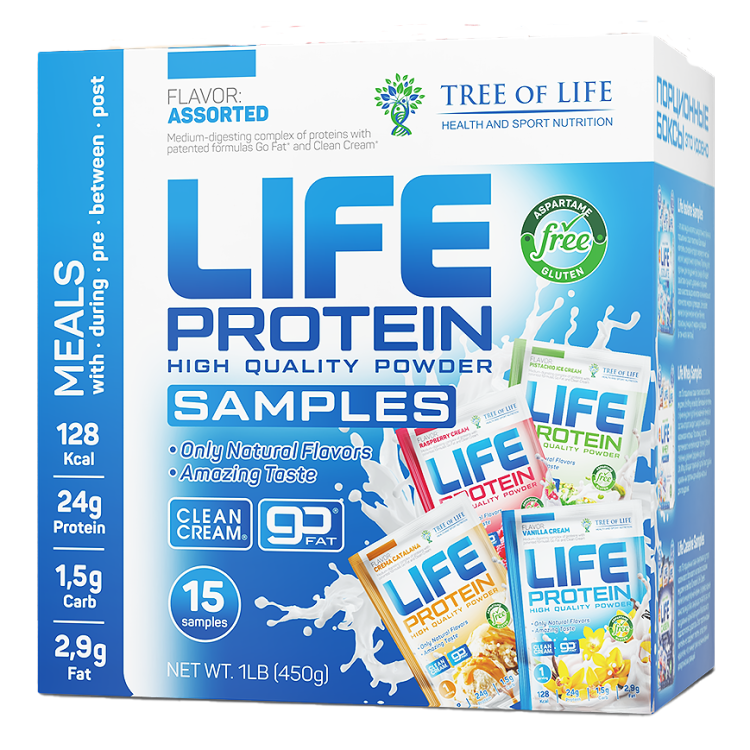 TREE OF LIFE, Life Protein Box, 450 г, вкус "Ассорти" (15 порций ...