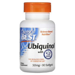 Doctor's Best, Ubiquinol 50 mg, 90 капс (90 порций)