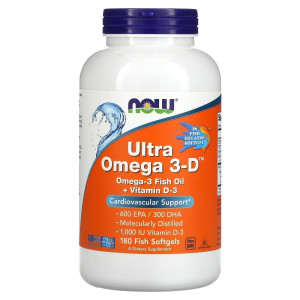NOW, Ultra Omega 3D, 900 мг