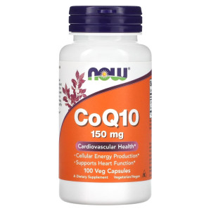 NOW, Coq10 150 мг, 100 капс (100 порций)