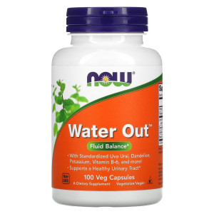 NOW, Water Out, 100 капс (50 порций)