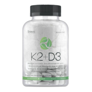 Ultimate Nutrition, D3+K2, 120 табл (60 порций)