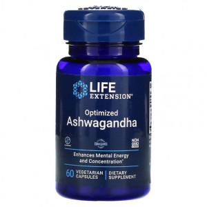 Life Extension, Ashwagandha, 60 капс (60 порций)