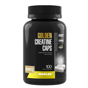 MAXLER, 100% Golden Creatine, 100 капс (50 порций)