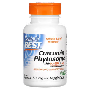 Doctor's Best, Curcumin Phytosome, 500 mg, 60 капс (30 порций)