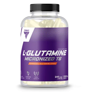 Trec Nutrition, L-Glutamine Micronized T6, 240 капс (60 порций)