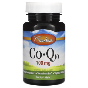 Carlson, CoQ10 100 mg, 90 капс (90 порций)