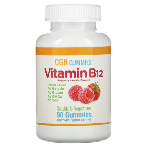 California Gold Nutrition, B12, 90 марм (45 порций)
