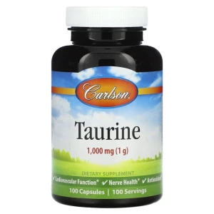 Carlson, Taurine 1000 мг, 100 капс