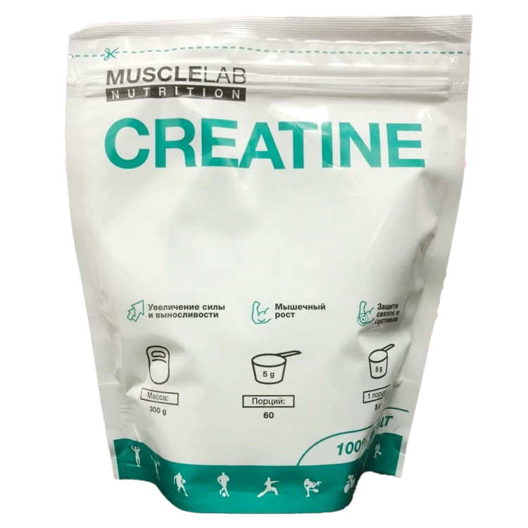MUSCLELAB, Creatine, 300 г, пакет (60 порций) купить в интернет ...
