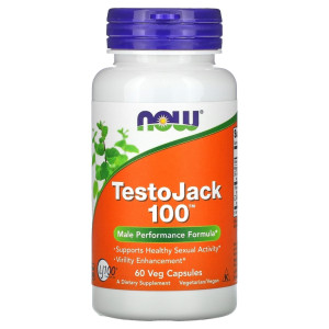 NOW, Testo Jack 100, 60 капс (30 порций)