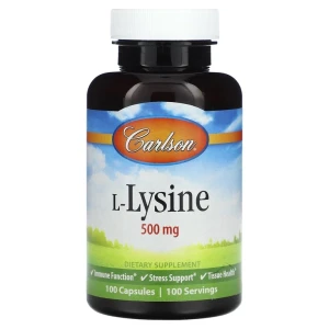 Carlson, L-Lysine, 100 капс