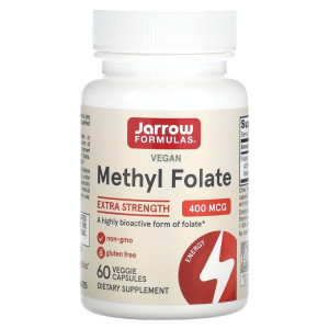 Jarrow, Methyl Folate 400 mcg, 60 капс (60 порций)