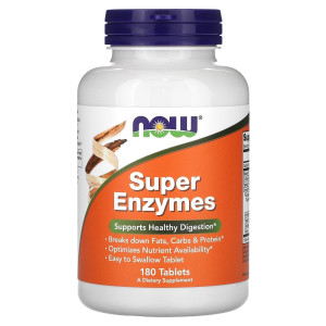 NOW, Super Enzymes, табл