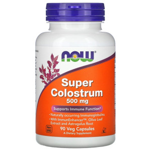 NOW, Super Colostrum, 90 капс (45 порций)