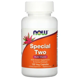 NOW, Special Two, MultiVitamin, 120 капс (30 порций)