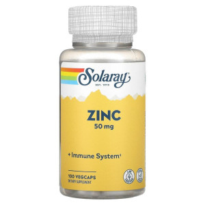 Solaray, Zinc 50 мг, 100 капс (100 порций)