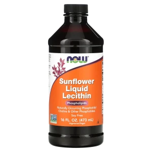 NOW, Sunflower Liquid Lecithin, 473 мл (32 порции)