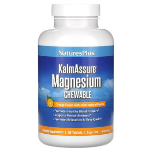 Natures Plus, KalmAssure Magnesium, 60 жев табл (60 порций)