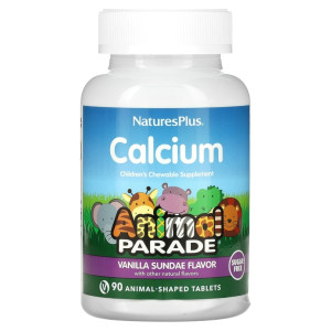Natures Plus, Animal Parade Calcium, 90 табл (45 порций)
