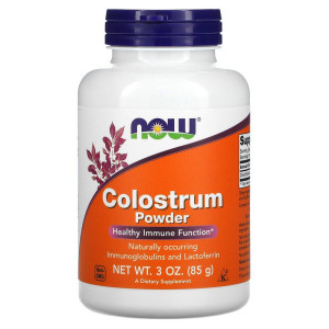 NOW, Colostrum Powder, 85 г (52 порции)