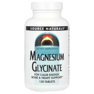 Source Naturals, Magnesium Glycinate, 120 табл (60 порций)