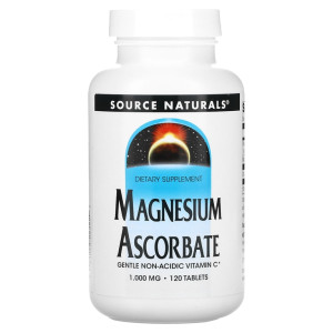 Source Naturals, Magnesium Ascorbate, 120 табл (120 порций)