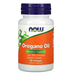 NOW, Oregano Oil, 90 софтгель (90 порций)